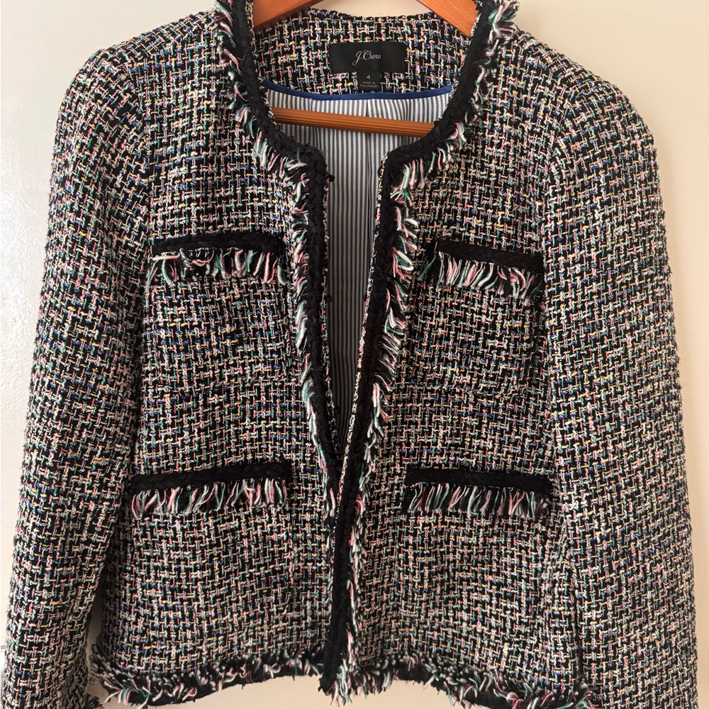 J. Crew Lady Jacket, Multicolor Tweed Blazer